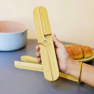 Juego de 2 Salvamanteles Plegables de Bambú en Forma de X, Resistentes al Calor, para Mesa, Salvamanteles de Bambú para Ollas Calientes - Product Image 3