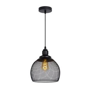 Công Nghiệp Cổ Điển Sắt Đen Kim Loại Lưới Bird Cage LED Pendant Đèn Treo Ánh Sáng Lịch Thi Đấu Cho Bar Island Nhà Hàng Nhà Bếp - Product Image 5