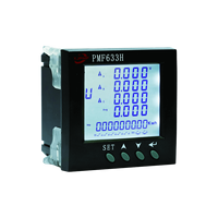 XJPMF Meter Energi Wi-Fi 3-Fasa PMF633H Pemantauan Daya Dua Arah Fleksibel 5A CT Kompatibel dengan Solar PV Grid 100V-380V Kelas