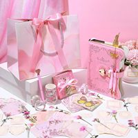 Kit de Journal Créatif DIY avec Serrure, Fournitures de Papeterie, Artisanat Artistique, Cadeaux d'Anniversaire et de Fêtes, Ensembles de Papeterie