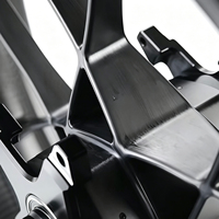Nouvelles jantes en alliage d'aluminium forgé à 5 branches concaves profondes personnalisées de 19 pouces, adaptées aux berlines, coupes et voitures particulières