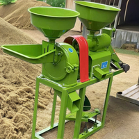 Moulin à riz combiné automatique mini-broyeur à marteaux pour céréales et riz, vente en gros d'usine