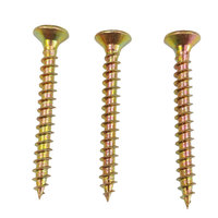 Tornillos para aglomerado de madera, cabeza avellanada, Phillips, zincados, autorroscantes, 50 mm