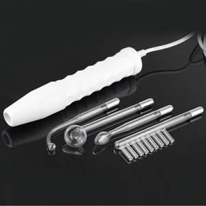 Baguette faciale à haute fréquence 4 en 1 Machine à haute fréquence de baguette de thérapie à haute fréquence portative pour le raffermissement de la peau - Product Image 4