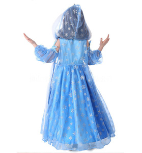 Q150 vestiti per lo Shopping Online prezzo <span class=keywords><strong>di</strong></span> fabbrica per bambini ultime ragazze fiocco <span class=keywords><strong>di</strong></span> neve <span class=keywords><strong>Elsa</strong></span> Costume per festa <span class=keywords><strong>di</strong></span> Halloween - Product Image 3