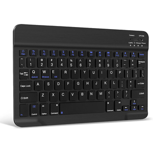 Fabricante ultra bajo precio al por mayor Delgado 10 pulgadas portátil Mini teclado inalámbrico BT con suspensión automática diseño de ahorro de energía - Product Image 1