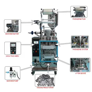 꿀 향 주머니 포장 기계 소규모 꿀 포장 기계