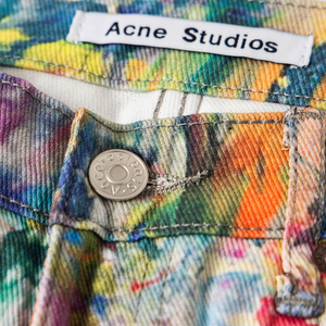 Top Qualité Designer De Luxe Marque Baggy Jeans Hip Hop Stretch Déchiré Denim Jeans Streetwear Hommes Acné Studio Jeans - Product Image 6