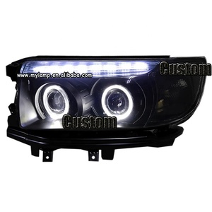 Faros Delanteros LED Personalizados para Subaru Forester/XT, Lámparas Delanteras Premium con Proyector Halo, 2003-2005 2006 <span class=keywords><strong>2008</strong></span> - Product Image 4