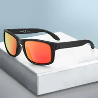 Óculos de sol esportivo polarizado, óculos de sol clássico masculino uv400 proteção contra radiação