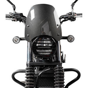 XXUN motocicleta para <span class=keywords><strong>Honda</strong></span> CL250 CL300 CL500 <span class=keywords><strong>2023</strong></span> Accesorios gris humo fibra de carbono parabrisas cubiertas pantalla deflect - Product Image 6