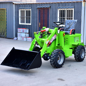 Mini chargeuse sur pneus économique de 400, 500, 600, 800 kg, 4x4, articulée, diesel, électrique, pour jardin, aménagement paysager, livraison gratuite - Product Image 4