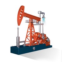 Modèle de machine à pomper le pétrole en alliage métallique mobile à haute simulation BETTER Creative, décoration de table