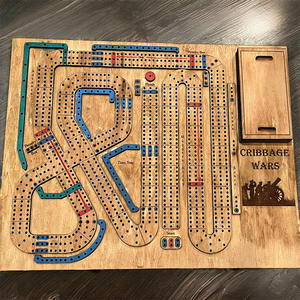 Cadeau familial, jeux <span class=keywords><strong>de</strong></span> <span class=keywords><strong>guerre</strong></span> <span class=keywords><strong>de</strong></span> cribbage, jeu <span class=keywords><strong>de</strong></span> société <span class=keywords><strong>de</strong></span> <span class=keywords><strong>guerre</strong></span> <span class=keywords><strong>de</strong></span> cribbage, artisanat en bois, jeu <span class=keywords><strong>de</strong></span> <span class=keywords><strong>guerre</strong></span>, meilleur cadeau pour la Saint-Valentin - Product Image 1