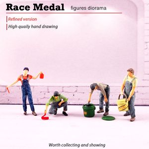 1:64 1/87 conjunto completo <span class=keywords><strong>de</strong></span> figuras <span class=keywords><strong>de</strong></span> <span class=keywords><strong>acción</strong></span> <span class=keywords><strong>de</strong></span> escena <span class=keywords><strong>de</strong></span> modelo congelado resina plástico Micro-shot Macro regalo muñeca resina pintura plástica Graffiti - Product Image 5