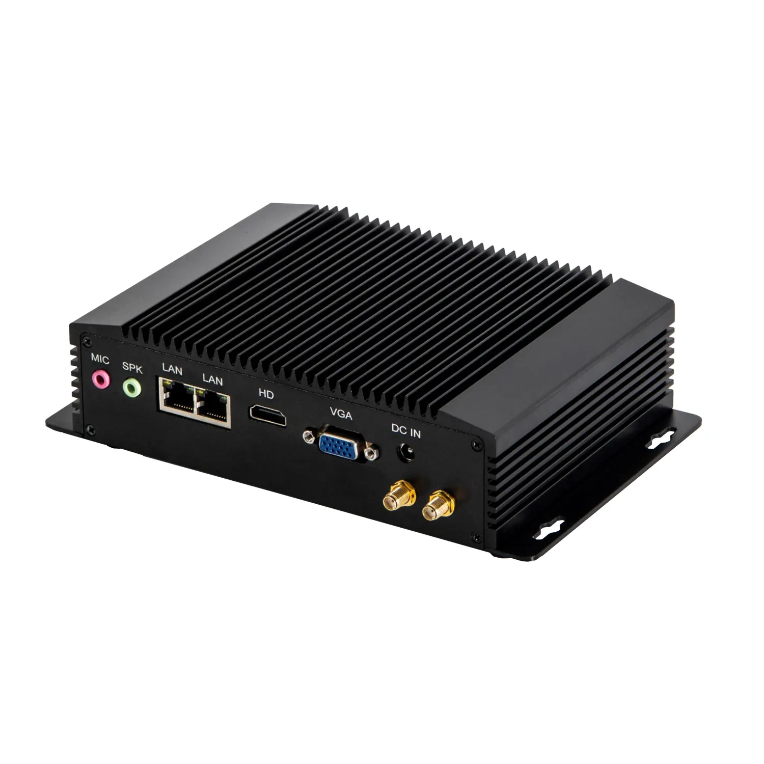 Недорогой тонкий клиентский мини-ПК 2 LAN N3520 pfsense, серверный маршрутизатор Win10 ioT, шлюз POS RS485 4G SIM Linux, безвентиляторный промышленный компьютер