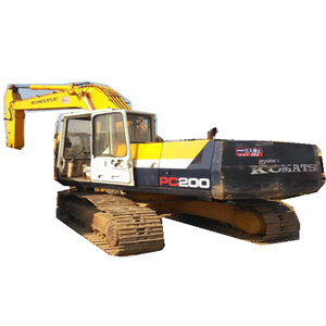 Excavadora Usada Komatsu PC200 de 20 Toneladas, Excavadora Hidráulica de Cadenas Komatsu PC200-7, 20000 kg, Pocas Horas de Uso, Trabajo Pesado, en Venta - Product Image 1