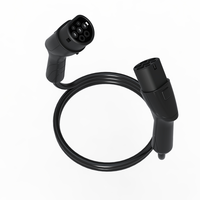 Câble de charge EV portable NTO Type2 vers Type2 de 3,5 m, 3,5 kW pour voitures électriques avec stations de recharge publiques