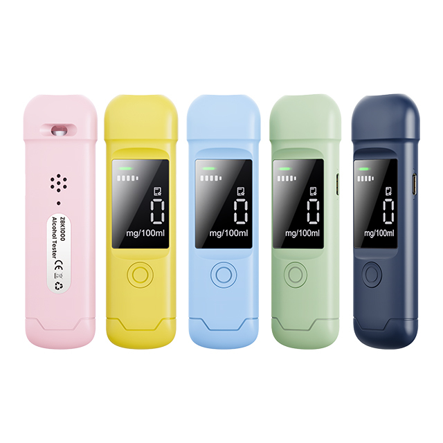 Portable Alcohol Tester Breathing and Blowing Type Alcohol Tester Drunk Alcohol Detector Breathalyzer