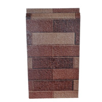 Panneaux muraux en bois sculpté en métal, revêtement mural extérieur antirouille, isolation sandwich en PU pour la décoration de villa