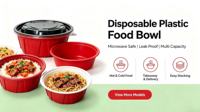 Contenants d'emballage à emporter jetables ZhiLu 800 ml, diamètre 150 mm, micro-ondables, réutilisables, avec couvercle, sans BPA, recyclables, qualité alimentaire