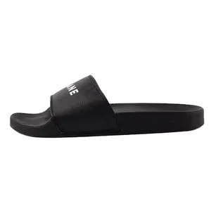 Factory Wholesale Custom Logo Size And Color PU Summer Slippers Unisex Chinese Style Mules Slide Slippers At Prices