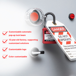 Cadenas de sécurité industriel Elecpopular 38 mm en acier isolé avec codage laser pour systèmes de verrouillage et d'étiquetage (LOTO) - Product Image 4