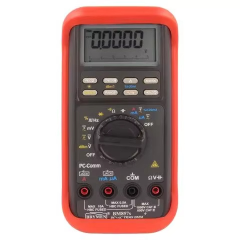 BRYMEN TECHNOLOGY BM857S-WB Digital Multimeter; RS232; LCD; (50000); Bargraph: 42segm.60x/s