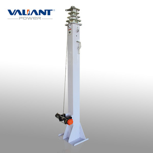 Mástil Telescópico <span class=keywords><strong>Valiant</strong></span> VM6-A de Alta Seguridad con Sistema Hidráulico, Construcción de Acero, Diseño Impermeable para Uso en Exteriores - Product Image 4