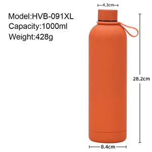 <span class=keywords><strong>Termo</strong></span> de Acero Inoxidable de 1000 ml con Aislamiento al Vacío y Correa de Transporte, para Deportes al Aire Libre, Rendimiento Térmico de 6 a 12 Horas - Product Image 5