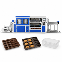 Machine de thermoformage sous vide entièrement automatique pour plastiques PVC, PET, PP, PS – Équipement de thermoformage pour la fabrication de barquettes, boîtes et contenants