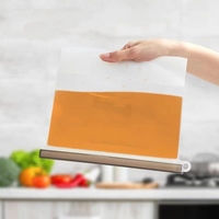 Herbruikbare Eco-Vriendelijke Lekvrije Ritssluiting Siliconen Voedselopbergzak Snackzak Voor Sandwich Vloeibaar Lunchfruit