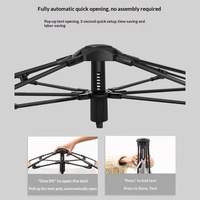 Tente de camping professionnelle pliable portable d'extérieur toutes saisons en tissu Oxford pour enfants, entièrement automatique, imperméable et coupe-vent