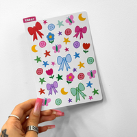 Pegatinas Bonitas de Dibujos Animados, Calcomanías Decorativas DIY, Pegatinas Autoadhesivas Impermeables para Cuadernos, Diarios, Computadoras, Juguetes y Regalos