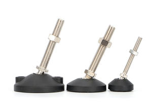 Pieds pivotants modernes réglables en nylon avec vis de fixation au sol M12 et M16 pour chaises, idéaux pour l'école, la cuisine, l'hôpital, le salon et la salle de bain - Product Image 3