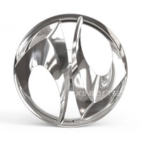 Jantes de voiture pour passagers XL légères en chrome, 1 pièce, 22 24 pouces, 5x112 5x120 5x114.3, jantes monobloc forgées, jantes personnalisées pour BMW
