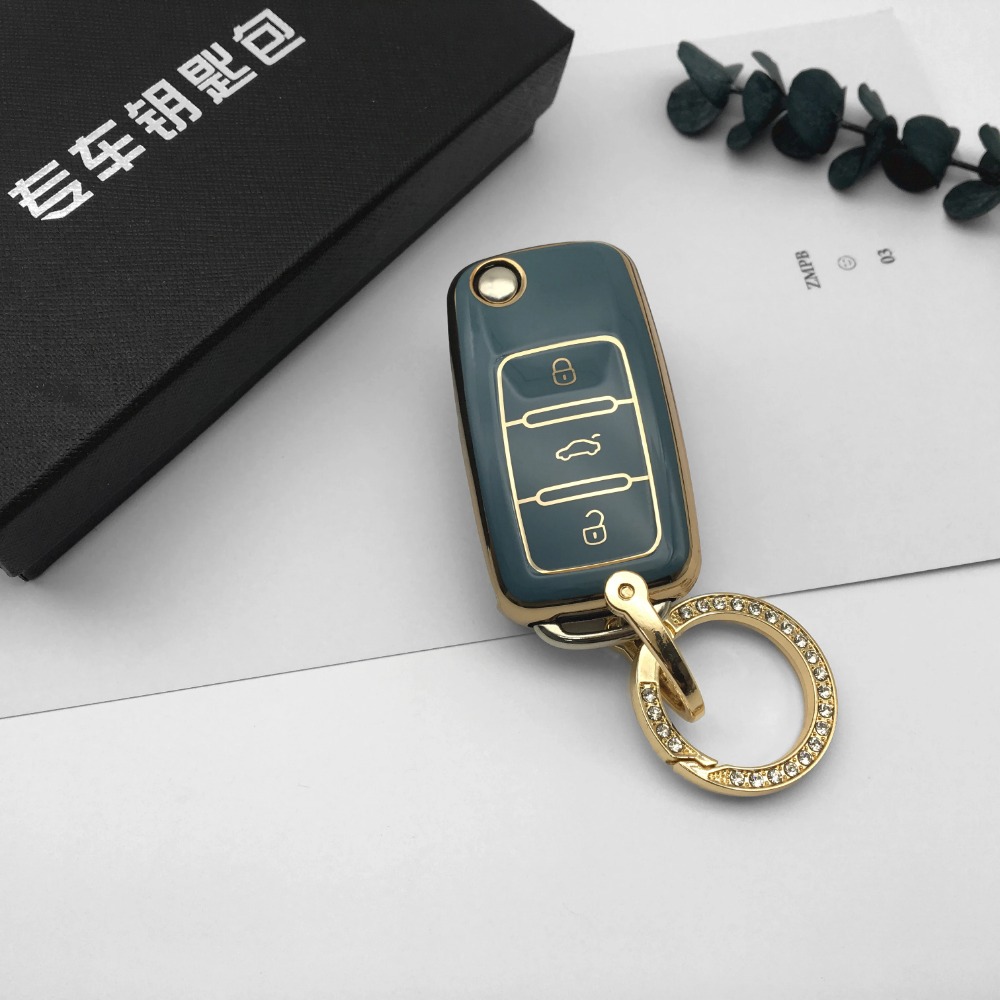 VW TPU Car Key Case Cover - Volkswagen Key Protection Accessory | Shenzhen CJ Technology