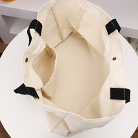 Sac fourre-tout en toile robuste de qualité supérieure avec logo personnalisé pour les voyages minimalistes, sacs à bandoulière grande capacité