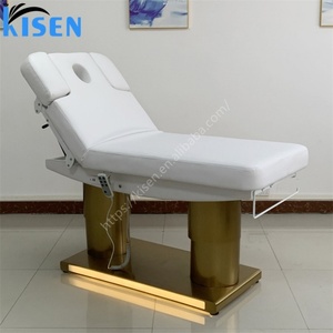 Table de massage électrique de luxe Kisen à 4 moteurs pour soins corporels complets, spa, esthétique et soins des cils - Product Image 4