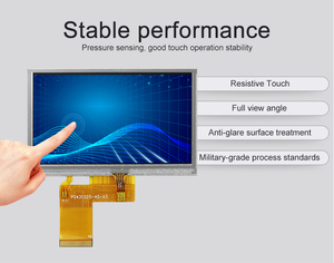 Polcd tùy chỉnh <span class=keywords><strong>LCD</strong></span> 4.3 inch điện trở màn hình cảm ứng Bảng điều chỉnh 480x272 TFT Transflective mô-đun <span class=keywords><strong>LCD</strong></span> hiển thị - Product Image 2