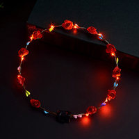 Couronnes de fleurs LED Zhizunlin, bandeaux pour femmes, guirlandes, couronnes de fleurs lumineuses pour mariage, fête sur la plage, anniversaire, Halloween