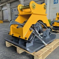 Compacteur à plaques vibrantes hydraulique RIBETTER, accessoire pour excavatrice, moteur, outil de compactage du sol et des pentes pour mini-excavatrices de 2 à 8 tonnes