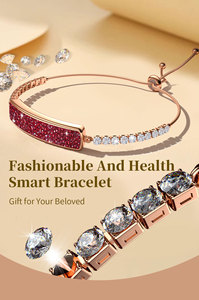 스마트 건강 팔찌 크로노 그래프 혈압 심박수 모니터링 안드로이드 심장을위한 피트니스 트래커 스크린리스 밴드 - Product Image 2