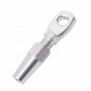 High-quality Rigging Hardware Stainless Steel 304 316 Wire Rope Terminal SWAGELESS FORK Quick Attach Thread