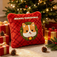 Coussin en peluche personnalisé série Corgi, coussin moelleux en forme de Corgi, décoration mignonne pour la maison, cadeau pour canapé, chambre, voiture