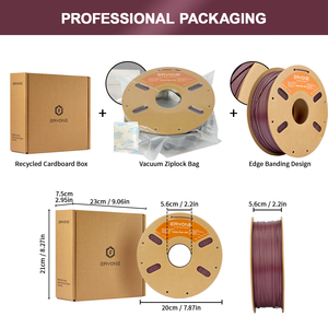 <span class=keywords><strong>Filament</strong></span> d'impression 3D ERYONE 1,75 mm de diamètre, fibre de carbone ASA 1 kg, <span class=keywords><strong>rouge</strong></span> violet - Product Image 6