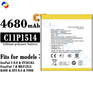 Hot Sale Wiederauf ladbarer Li-Polymer-Akku C11P1514 für ASUS ZenPad 3 8.0 ZT581KL 4545 4680mAh 3.85V - Product Image 2