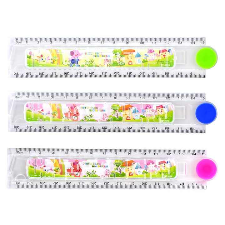 Multifunctional Plastic Folding 30cm Maze Ruler for Learning