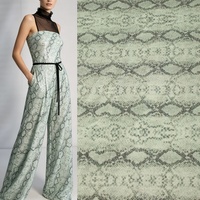 Tissu en maille à sequins imprimé peau de serpent scintillant de luxe, nouveau tissu à sequins développé pour les robes de scène et de soirée