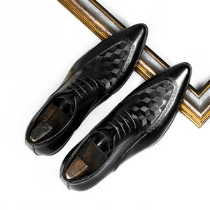 Zapatos Oxford de Hombre de Alta Calidad, Personalizados, de Cuero Genuino, con Cordones, Elegantes, Transpirables, con Diseño de Puntos, Antideslizantes, Ligeros, con Suela de Goma - Product Image 4